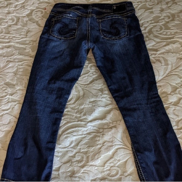 Size 29/25 Women’s Silver Jeans SUKI CAPRI cropped - Picture 2 of 7